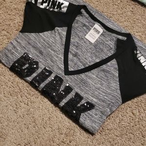 VS Pink Sequence Tee